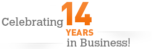 Celebrating 14 Years in Business!