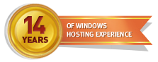 13 Years of Windows Hosting Experience